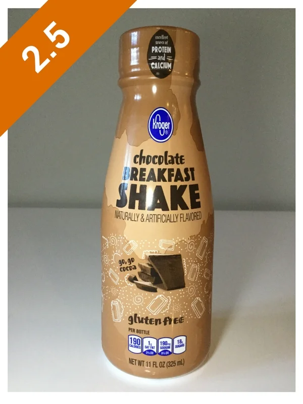 Kroger Chocolate Breakfast Shake