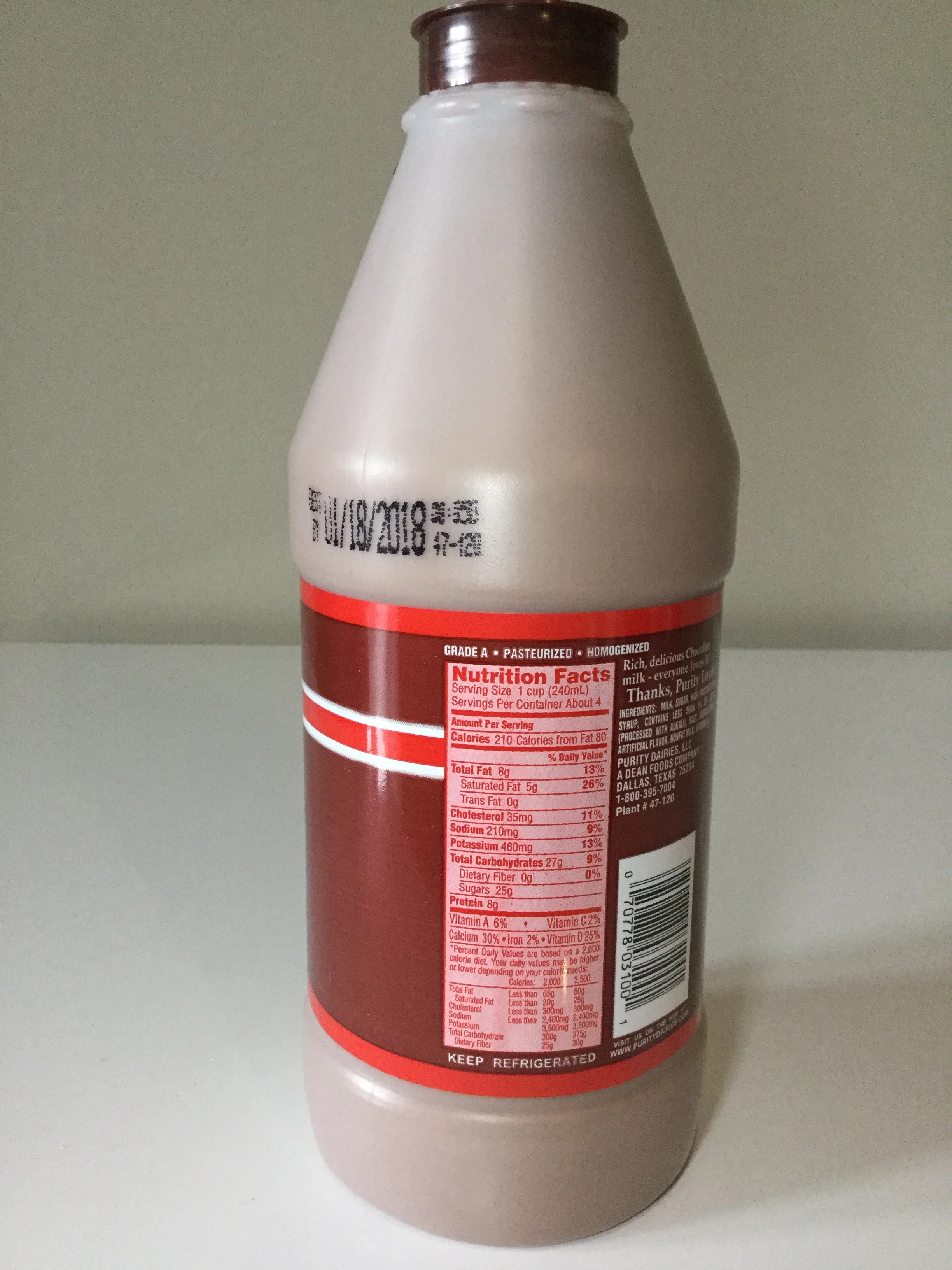 Purity Chocolate Milk (quart) — Chocolate Milk Reviews