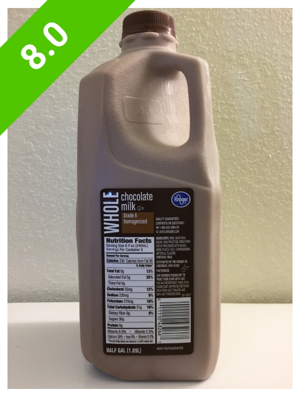 Kroger Whole Chocolate Milk