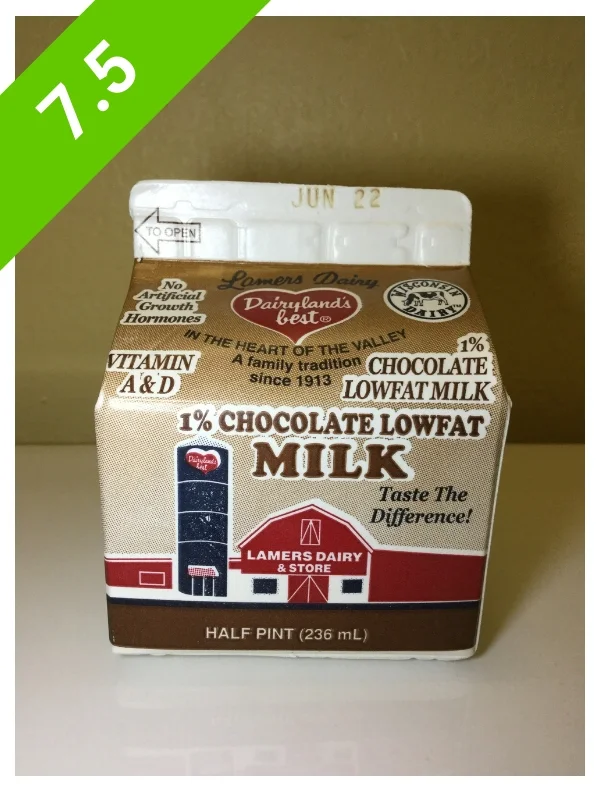 Lamers Dairy Lowfat Chocolate Milk (carton)