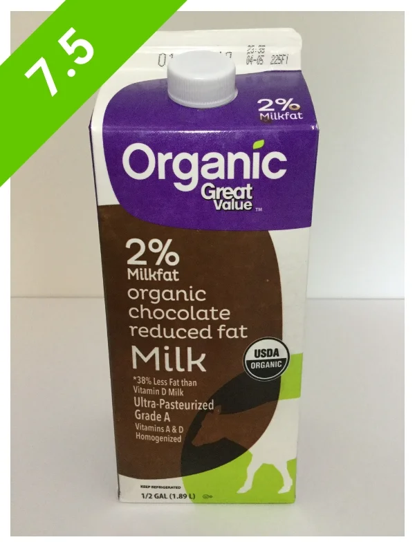Great Value Organic Reduced Fat Chocolate Milk