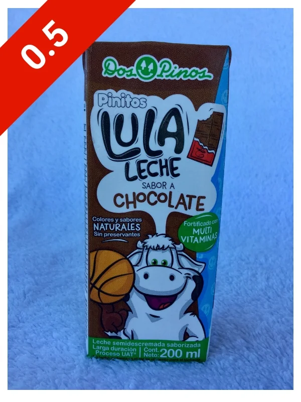 Dos Pinos Pinitos Lula Leche Sabor a Chocolate