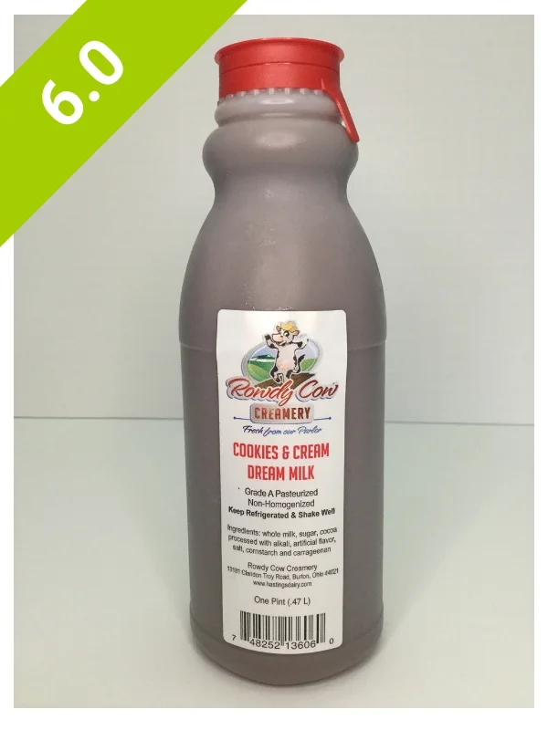 Rowdy Cow Creamery Cookies &amp; Cream Dream Milk