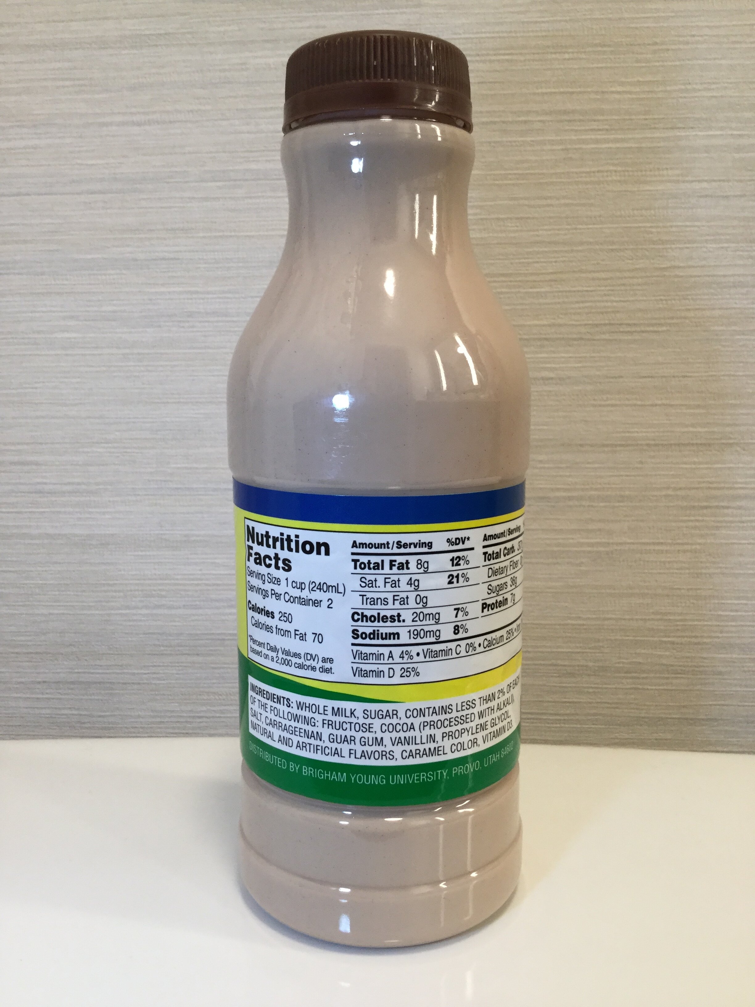 BYU Creamery Cookies 'n' Cream Milk — Chocolate Milk Reviews