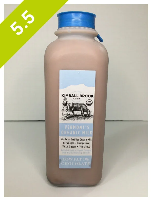 Kimball Brook Farm Organic Lowfat Chocolate Milk