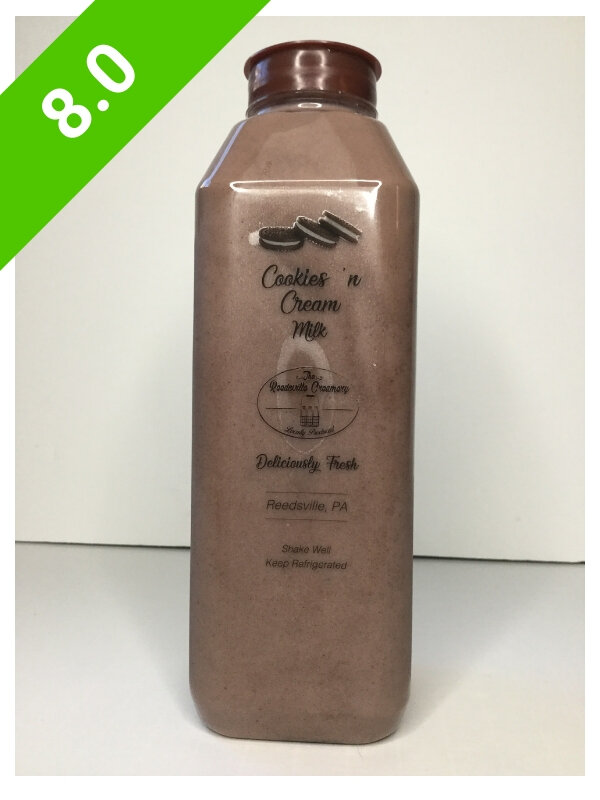 The Reedsville Creamery Cookies 'n Cream Milk