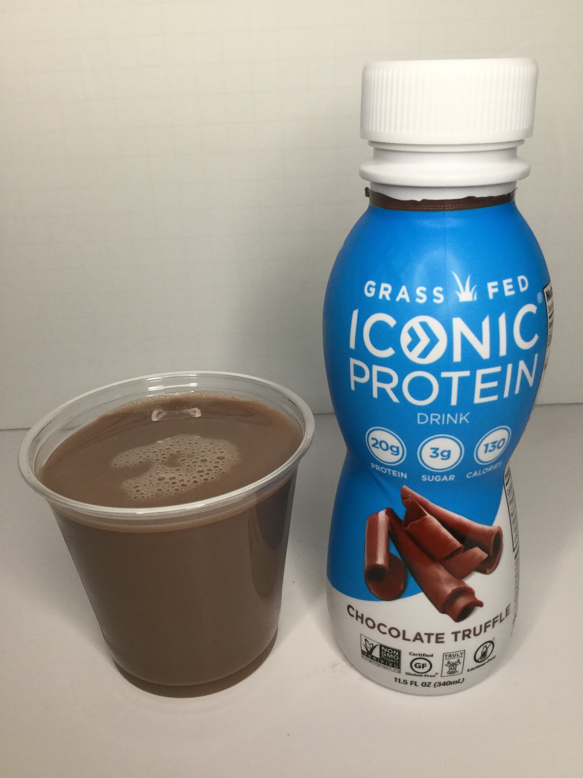 Iconic Protein Protein Drink, Chocolate Truffle, 11.5 Fl Oz, Pack Of 12 