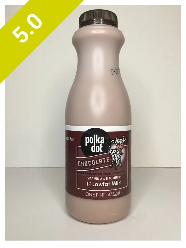 Polka Dot Dairy Lowfat Chocolate Milk