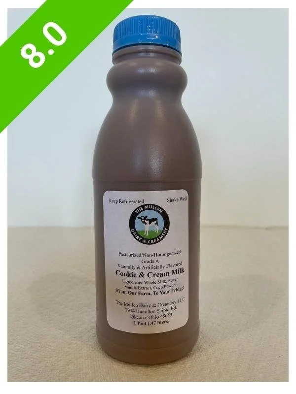 The Mullen Dairy &amp; Creamery Cookies &amp; Cream Milk