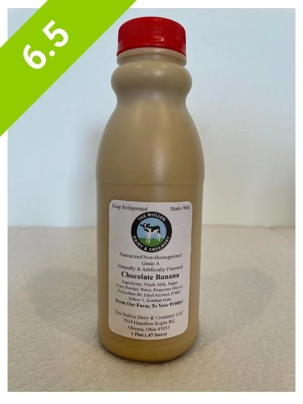The Mullen Dairy &amp; Creamery Chocolate Banana Milk