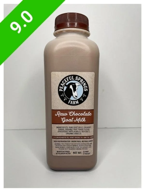 Peaceful Springs Farm Raw Chocolate Goat Milk