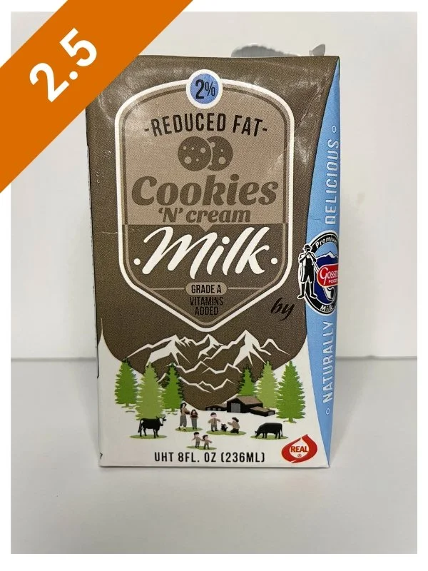 Gossner Foods Reduced Fat Cookies 'N Cream Milk