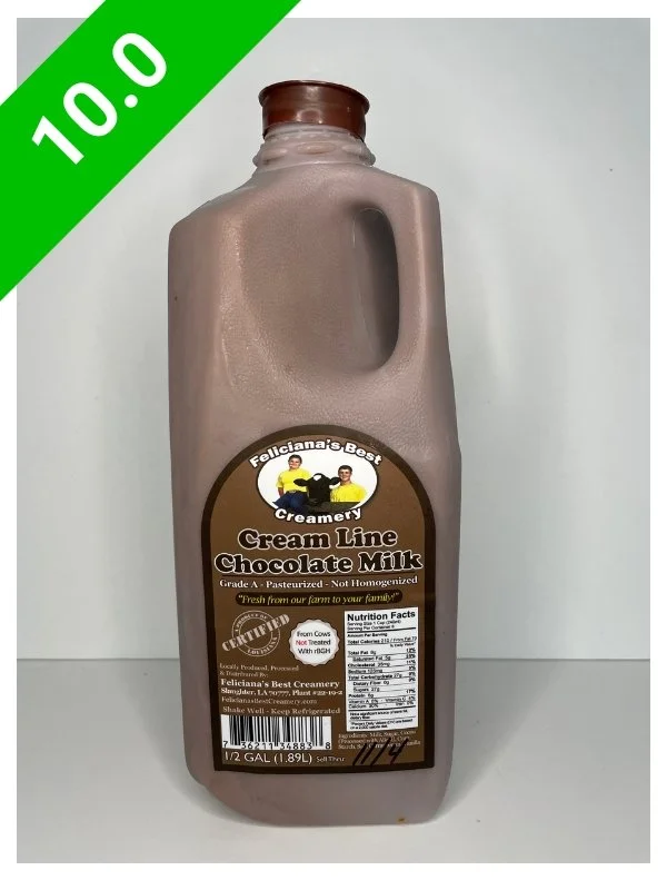 Feliciana's Best Creamery Cream Line Chocolate Milk