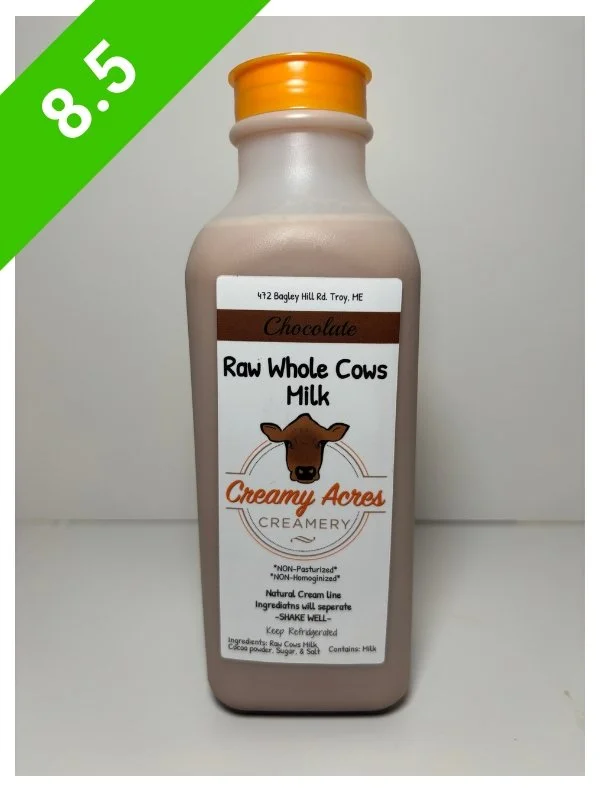Creamy Acres Creamery Raw Chocolate Milk
