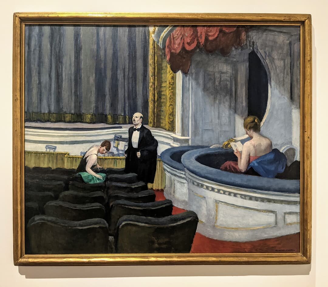 I saw this excellent Edward Hopper at the Toledo Museum of Art last week. You can feel the space in the painting when you see it up close. He would've turned 139 today. @toledomuseum