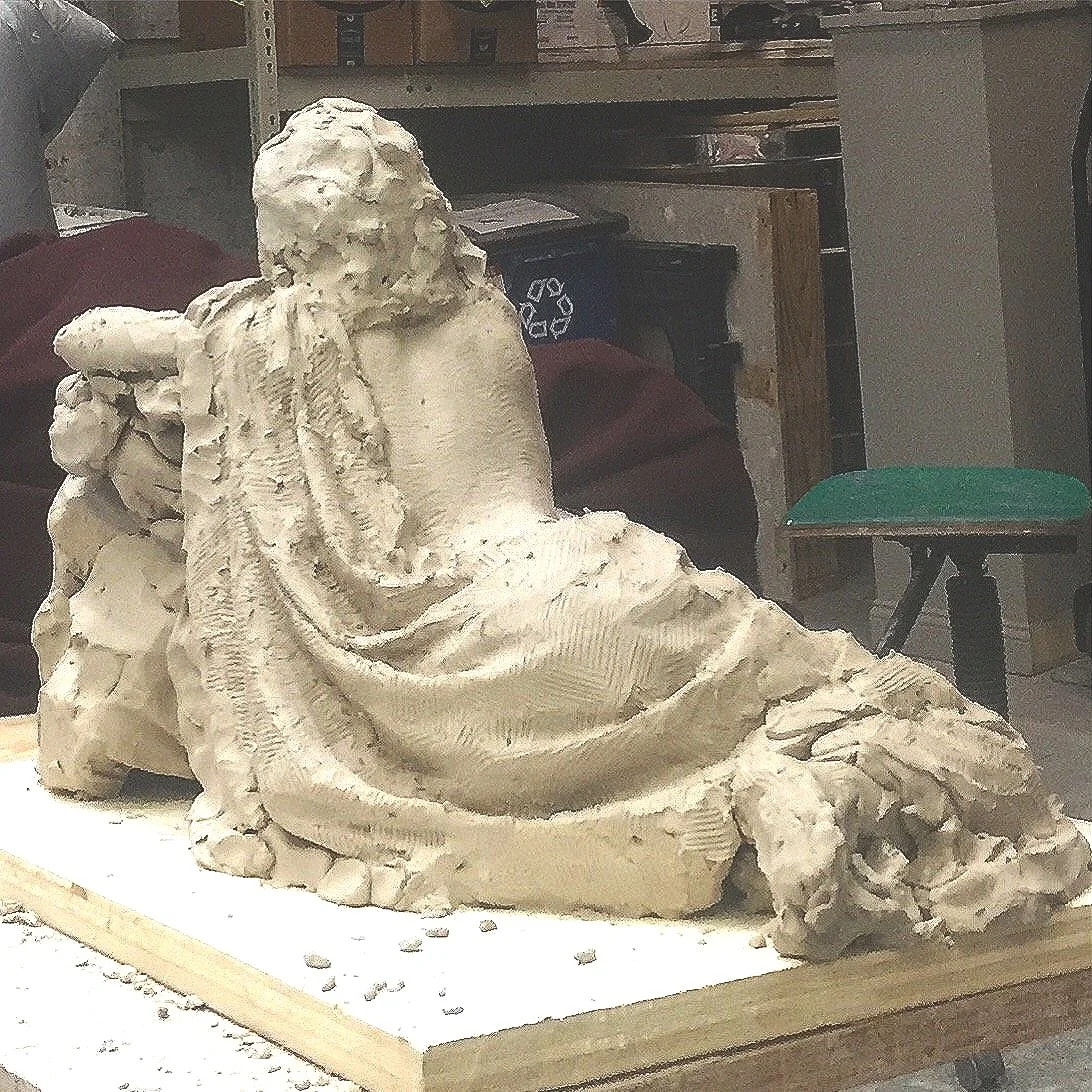 Sculpting the Reclined Figure with Drapery