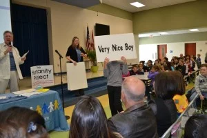 Heron Heights Elementary gets the anti-bullying message / (Photo by Andrew Leone, Children's Services Council of Broward County)