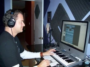 Matt Corey engineers a Humanity Project Podcast
