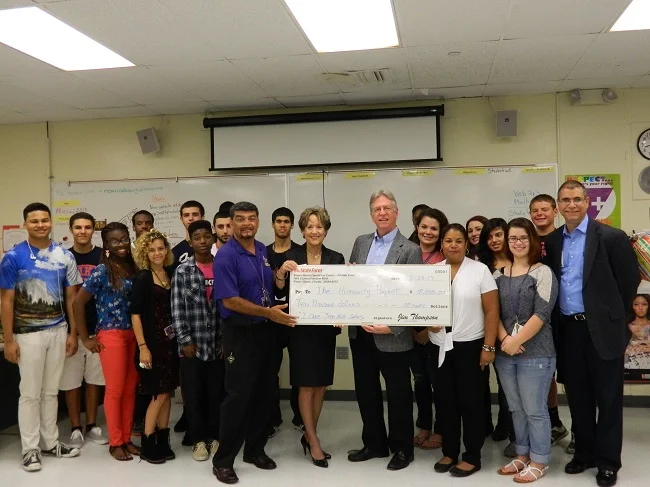 May 2013 check presentation to the Humanity Project by State Farm