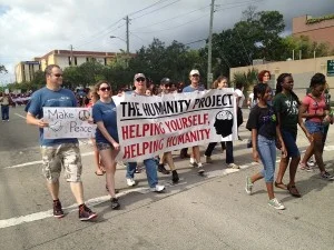 Humanity Project Board of Directors and friends at the May 18, 2013 "Above the Influence" march