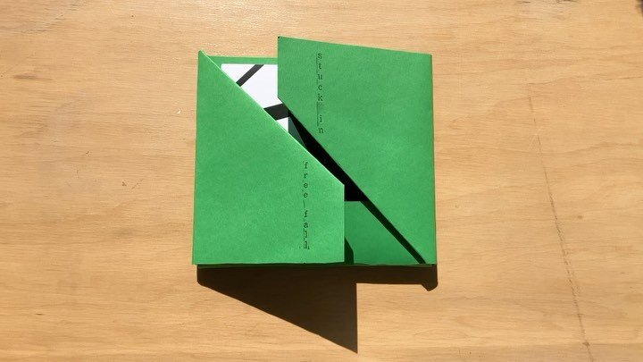 The book is here!

I&rsquo;ve been working with @hopscotchreadingroom and @cutt_press to publish a hand-printed first edition of my artists book Stuck In Free Fall. For this edition we decided to lean into creativity by leaving the book unbound and p