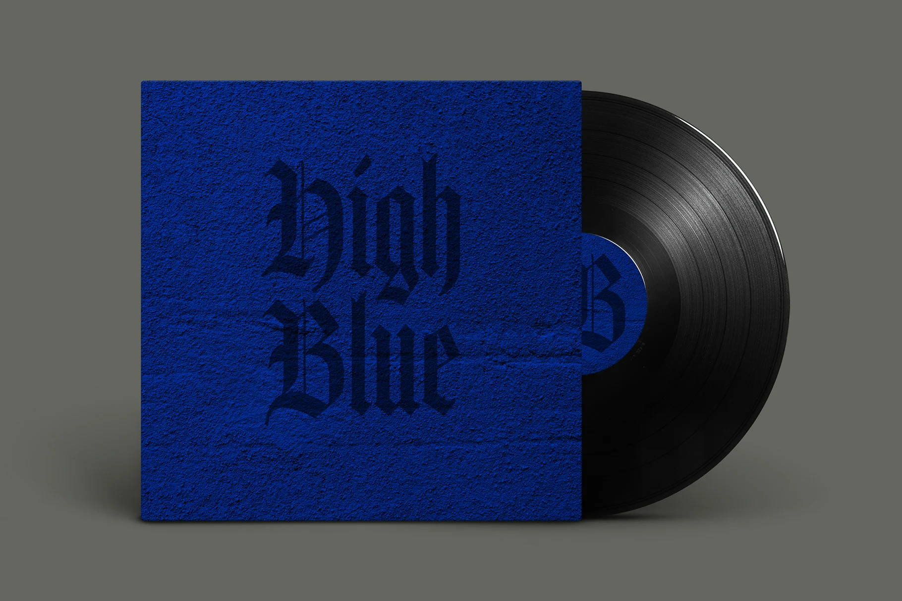 Mmmmm textury design goodness. A vinyl record album cover made using BOOM.