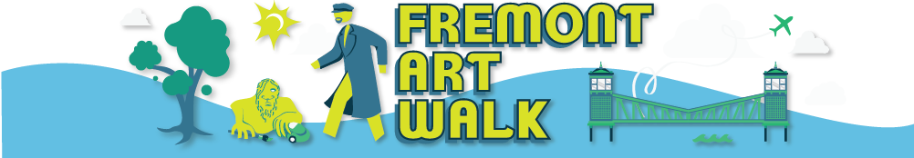 Every first Friday, 6pm-9pm http://www.fremontfirstfriday.com/