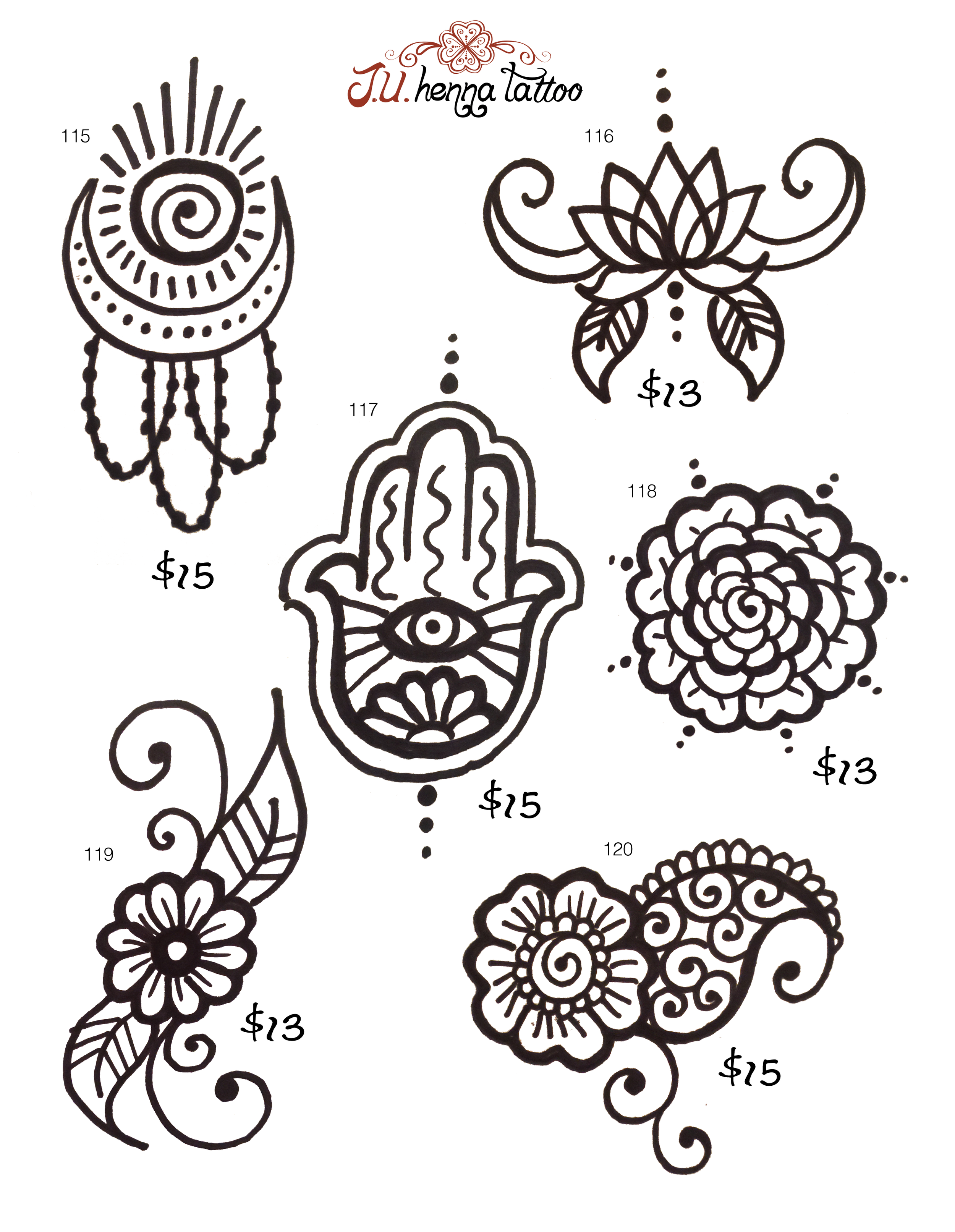 design book j u henna tattoo