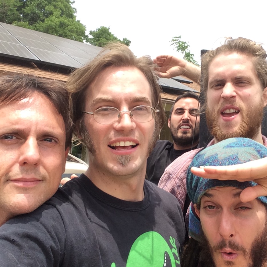 Kirk Duval, Andrew Noble, Tonto, Zenith, and Squiggly, the last being 3/? of the Bourgeois Mystics
