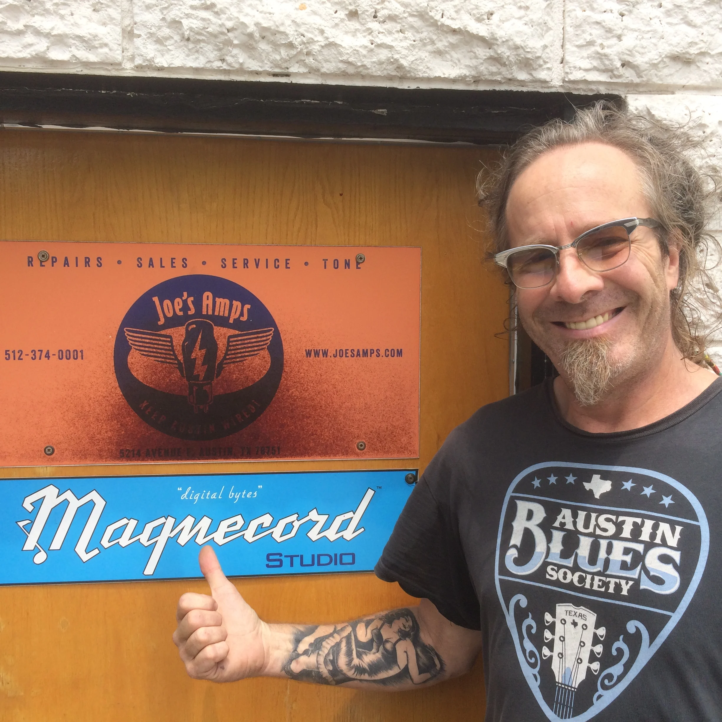 Ben Stevens at the Magnecord Studio