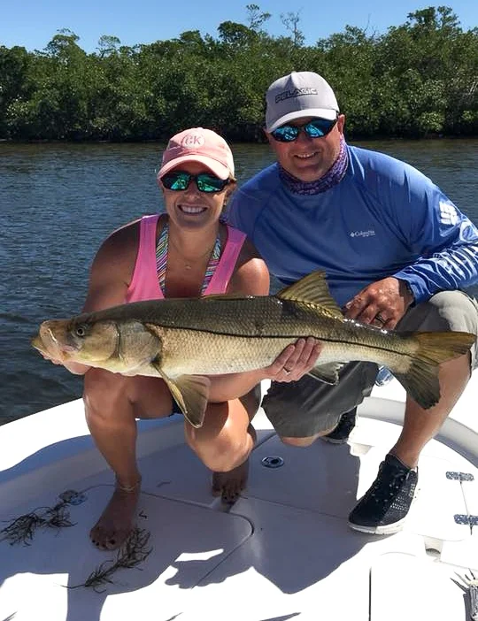 CAPT. KEIFER MARKEY OF COUNTRY GENTLEMEN CHARTERS AND ANGLER KELLY MARKEY