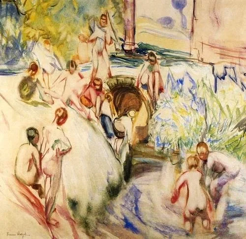 Frances Hodgkins at Chipping Campden, 1916