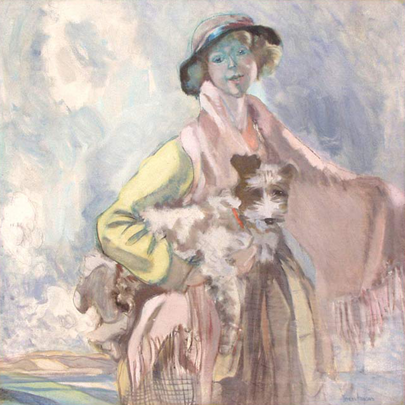 Portrait Of Miss Beatrice Wood, 1918 — Frances Hodgkins Artist And Paintings