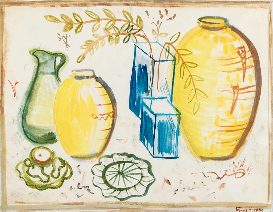 Frances Hodgkins - Still Life, Arrangement of Jugs