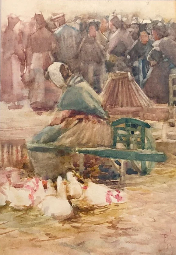 The Poulterers' Corner, Arles 1901