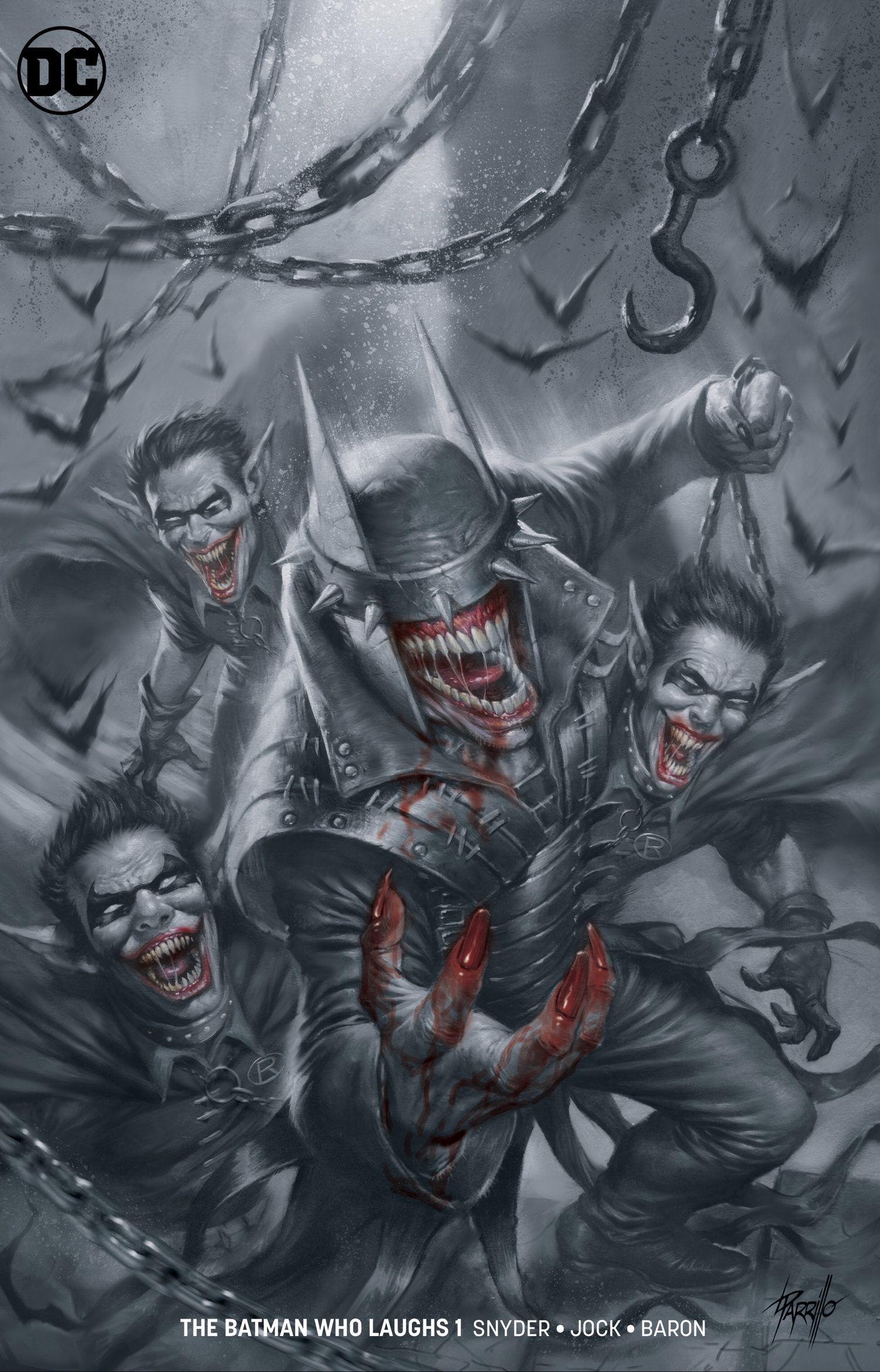Batman Who Laughs #1 Parrillo Virgin Variant Set 3 Pack — SCORPION  COMICS/CONTINUE SHOPPING