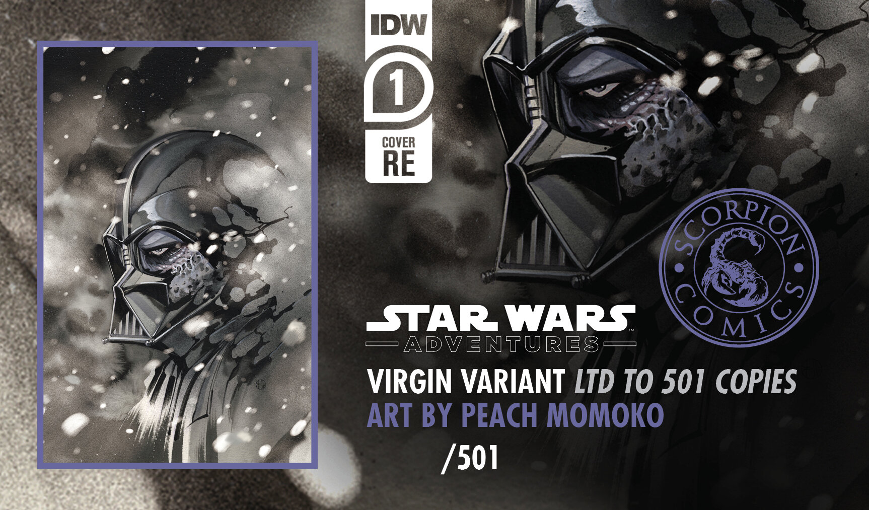 STAR WARS ADVENTURES #1 桃桃子先生 直筆サイン入り