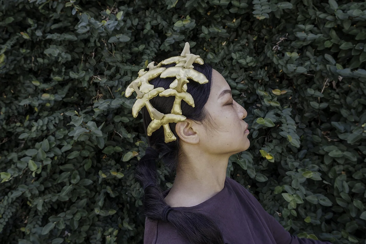 Inhale the sky (hair accessory)