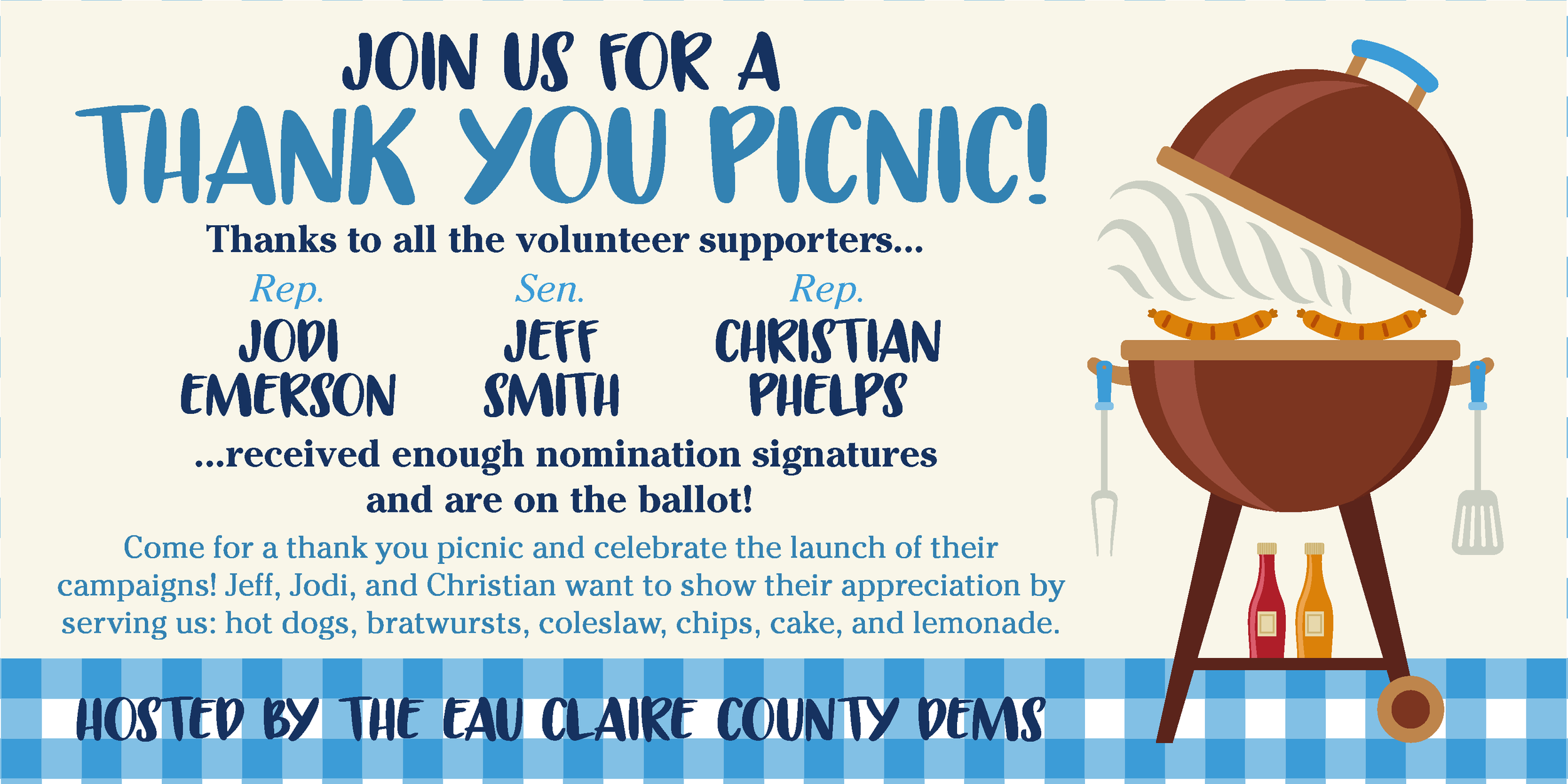 Thank you Picnic!  We are on the ballot! 