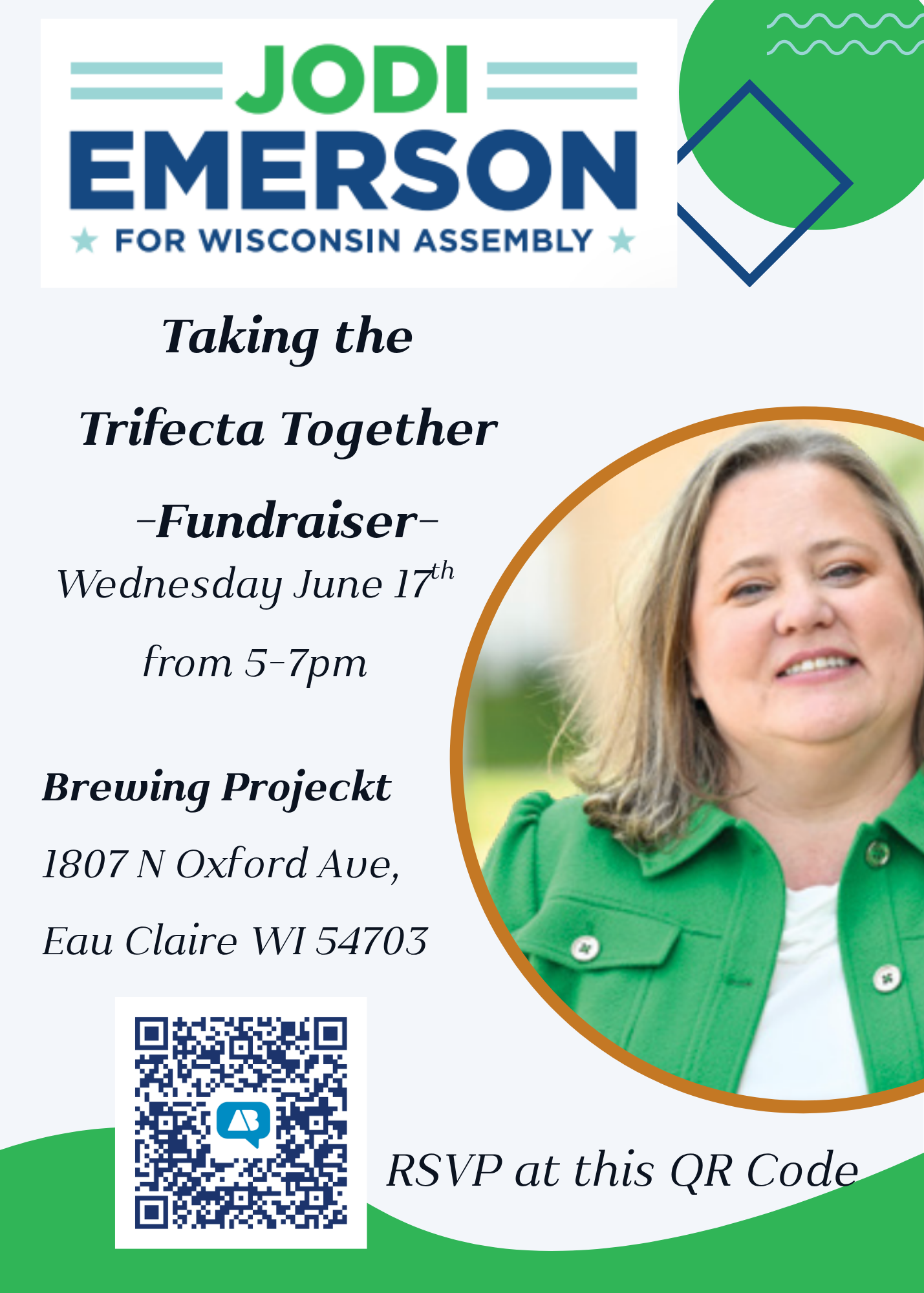 Taking the Trifecta Together Fundraiser for Rep. Jodi Emerson!
