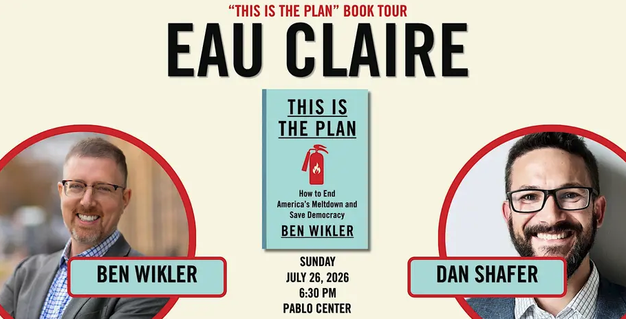 This is the Plan - Ben Wikler Book Tour