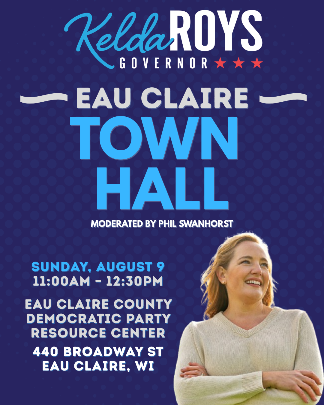 Town Hall with Kelda Roys - Governor Candidate