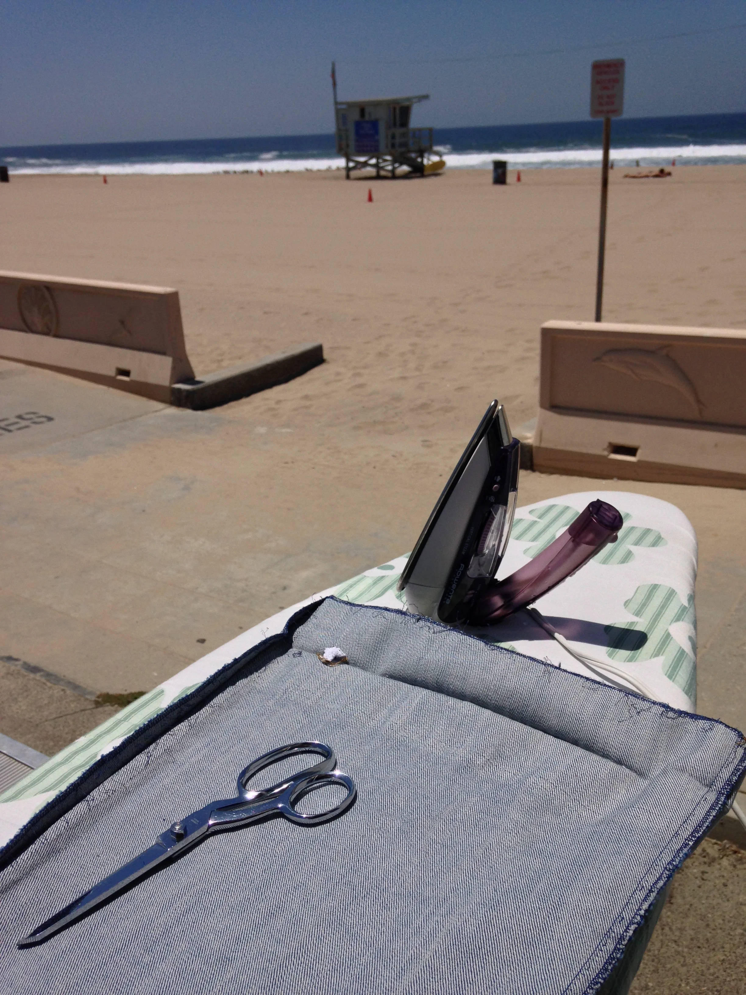 Sometimes working on location looks like this!