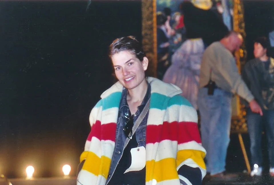 Valerie on the set of the origonal Gilmore Girls