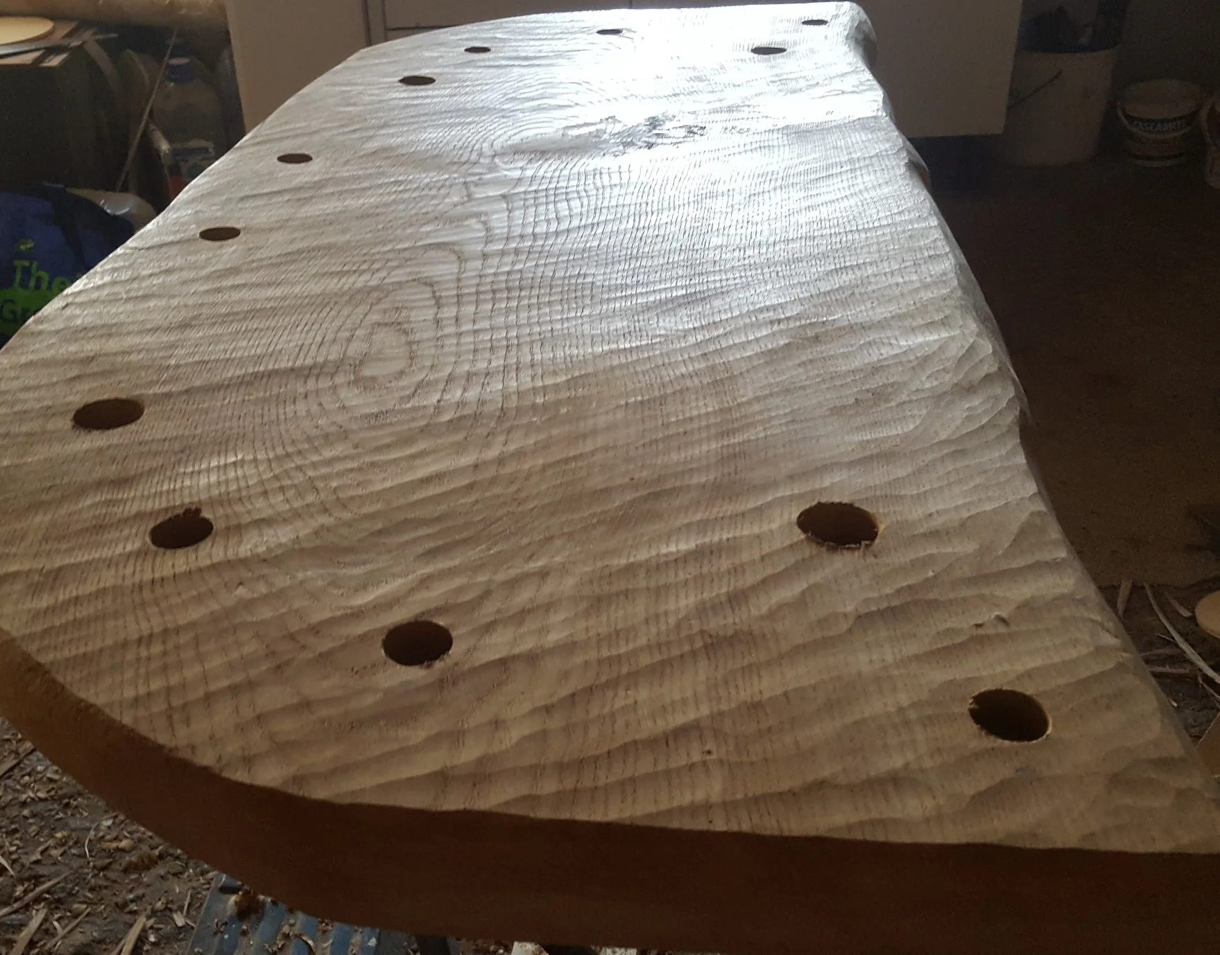 A beautifully travished seat made on my Creative Seating Course earlier this year.