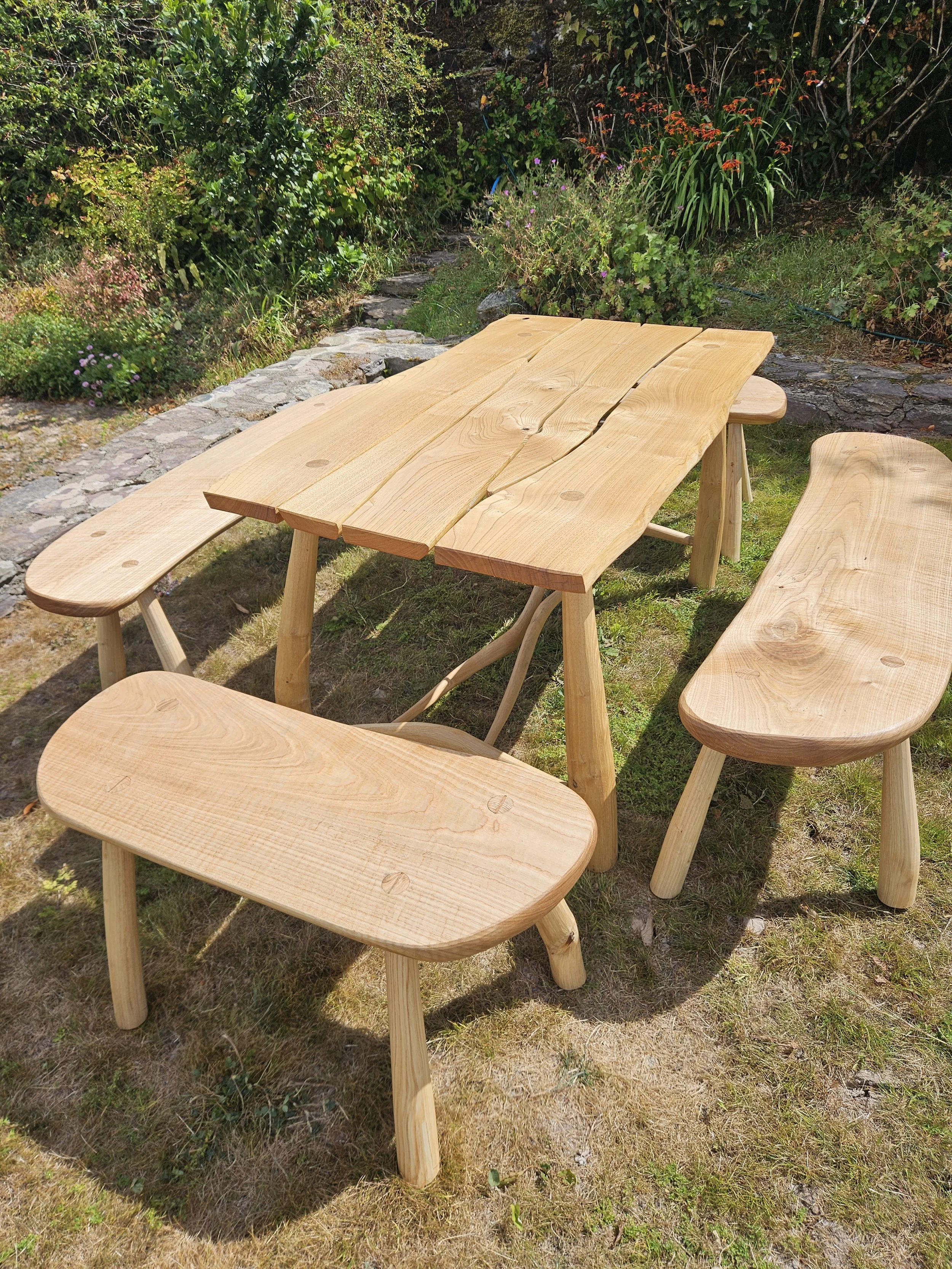 Rivulet Garden Table - Sweet Chestnut
