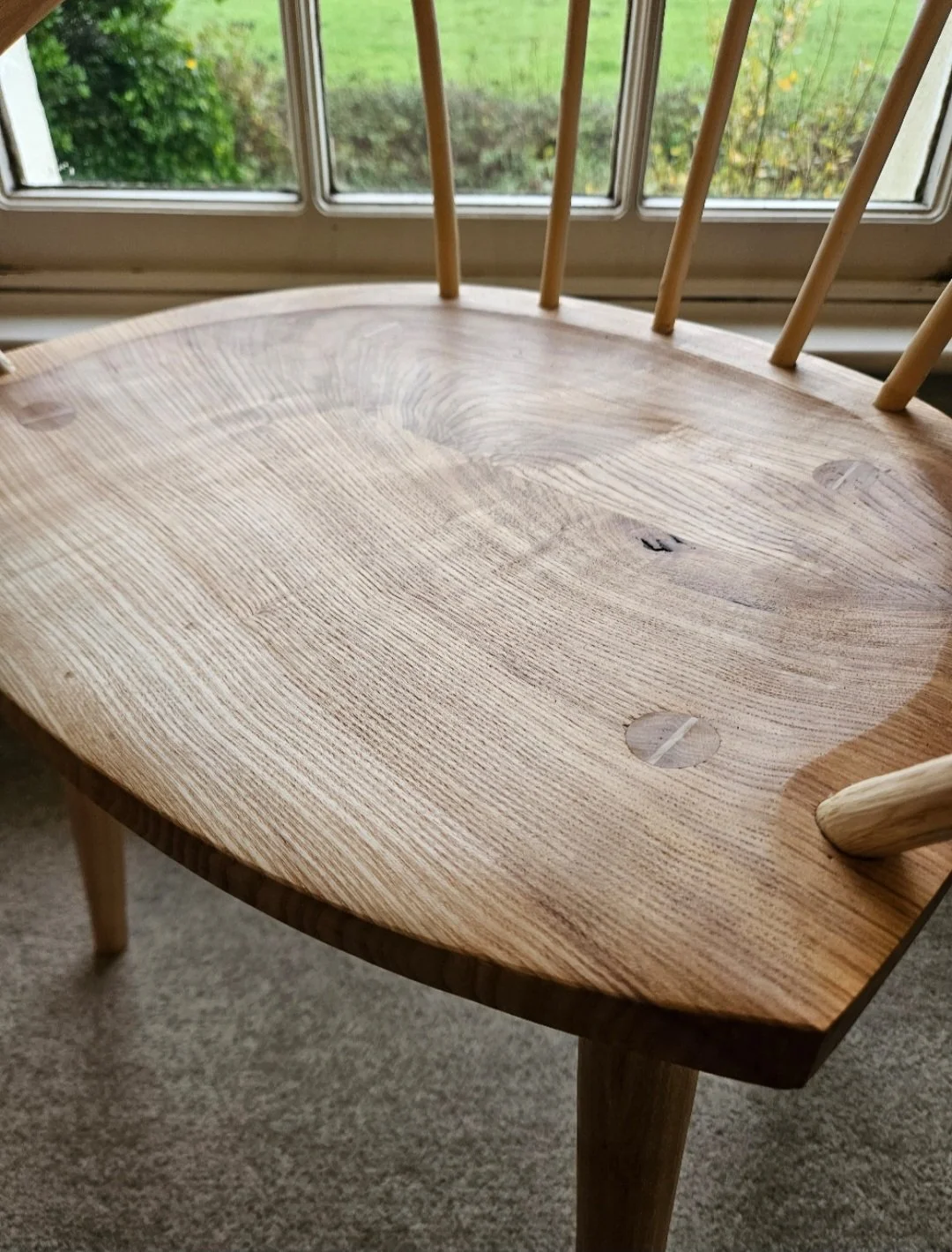 Discover the handmade Salix Dining Chair by Peter Lanyon. Crafted in Devon UK from sustainable wood. Perfect for dining areas, kitchens and living spaces.