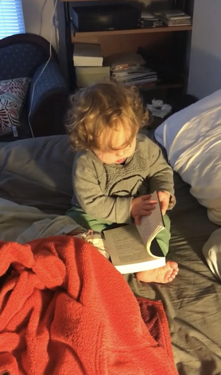 17 months old and she was already reading chapter books…IN SICILIAN.
