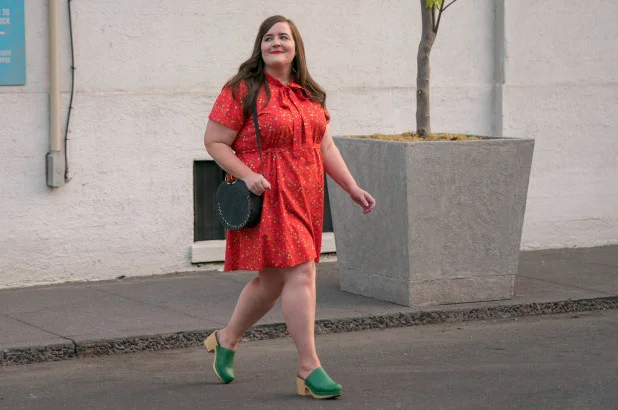Annie (Aidy Bryant) wears red when she’s feeling herself, and Shrill gives us reason to hope that there is more where this came from.