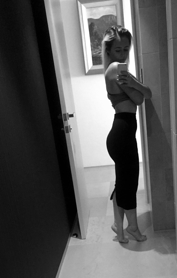 The day I fit back into my size 6 pencil skirt! 